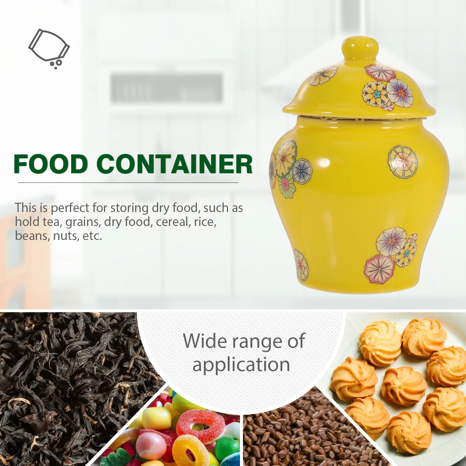 

Ceramic Storage Jars Loose Leaf Tea Canister Airtight Container Sealed Ceramics Containers