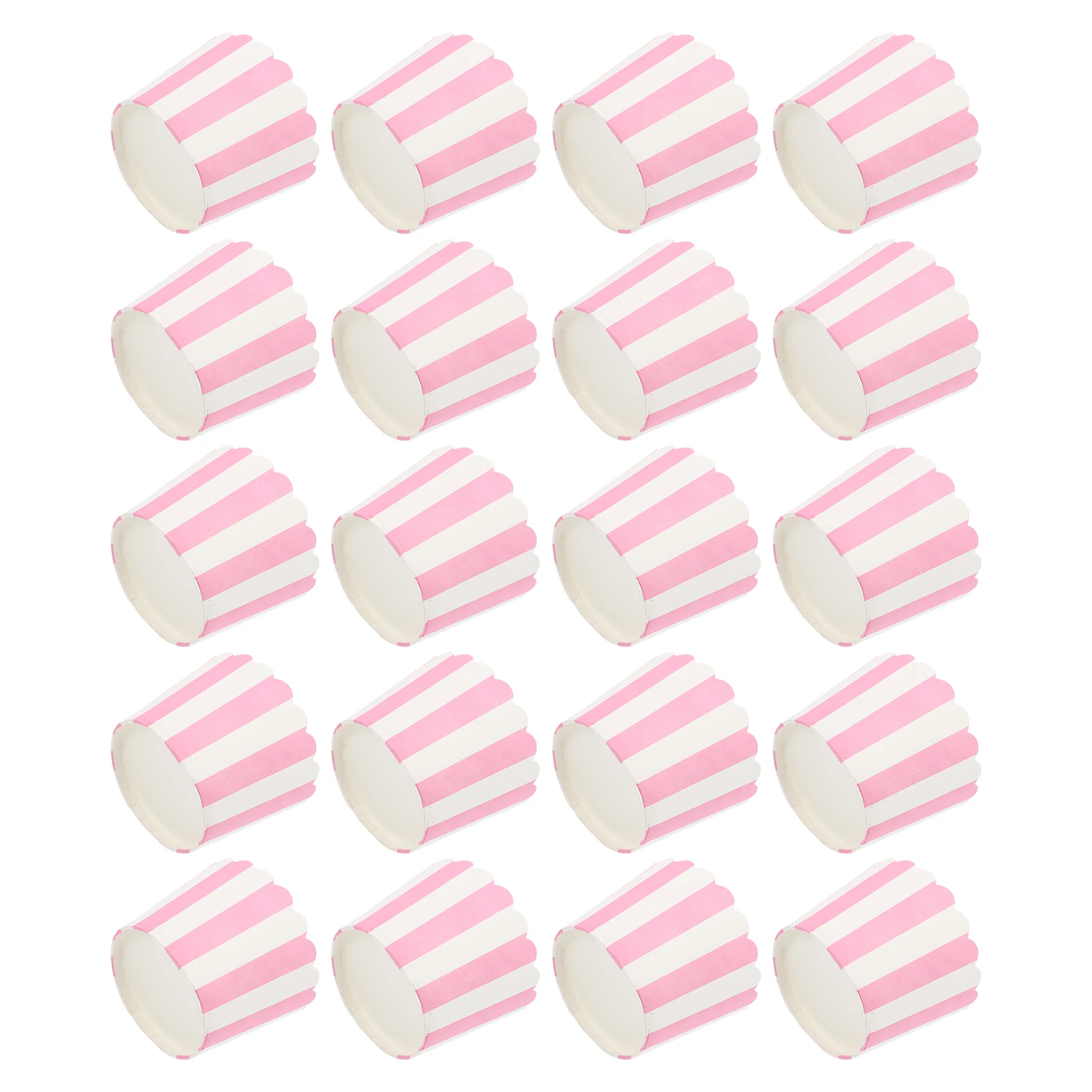 

100 Pcs Baking Cups Cake DIY Decors Supplies Heat Resistant Pink Paper Cupcake Holders Disposable Eco Friendly
