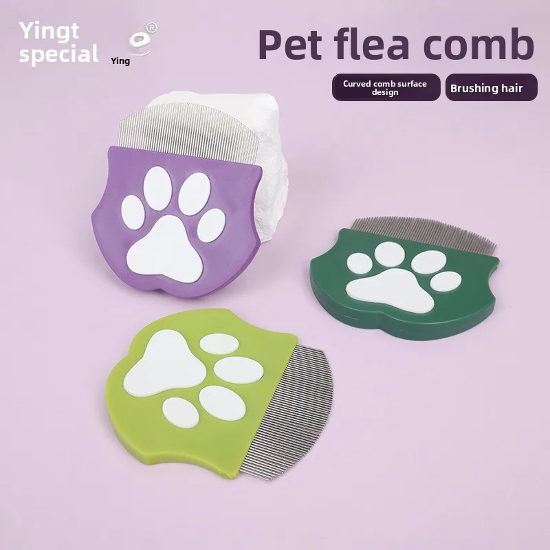 Comb Cat Hairs Dog Supplies Pet Grooming And Hygiene Dogs Accessories Face Tear Stains Eye Discharge Fleas Clean Brush Puppy