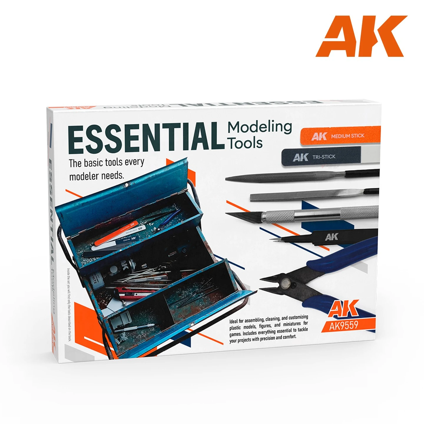 AK Spanish Model Basic Tool Set Novice Starter Set 11-piece Ak9559