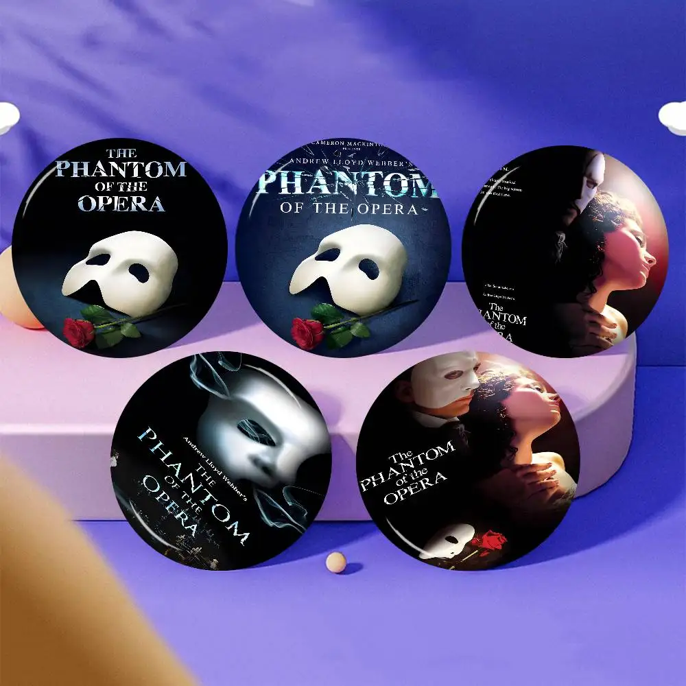 The Phantom Of The Opera 58mm Animals Funny Brooches Badge Backpack Clothes Gift Accessory