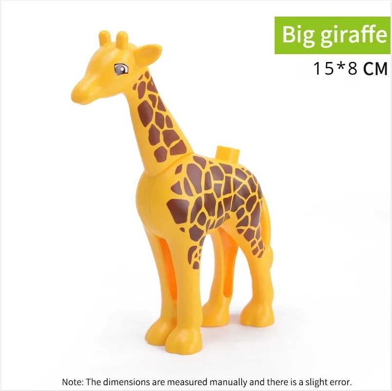 Blocs de construction série d'animaux: chat noir, chien, Lion, tigre, éléphant, fête pour enfants, Zoo, cadeau de vacances interactif Parent-enfant