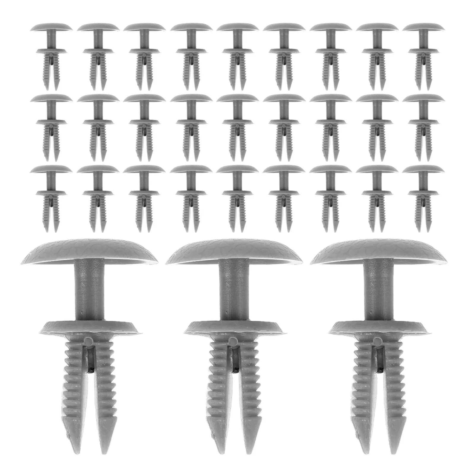 50Pcs Automotive Headliner Repair Kit Plastic Car Roof Retainer Clips Concealed Expansion Push Rivets for Vehicle Interior
