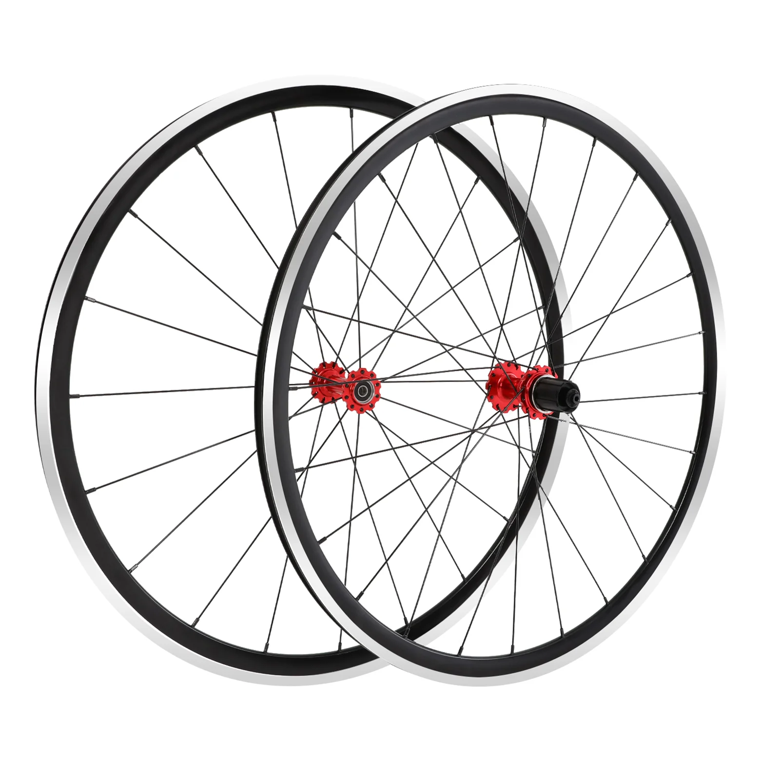 

700C Road Bike Wheelset Road Bike Bicycle Front Rear Wheel Clincher Rim Brake for 7/8/9/10/11 Speed Bike Wheel