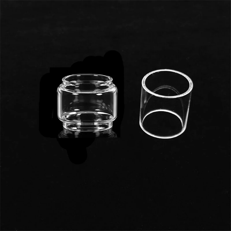 5PCS Bubble Straight Glass Tank for Wotofo Profile X Glass Tank Fatboy Bulb Glass Container Replacement Mini Glass Cup