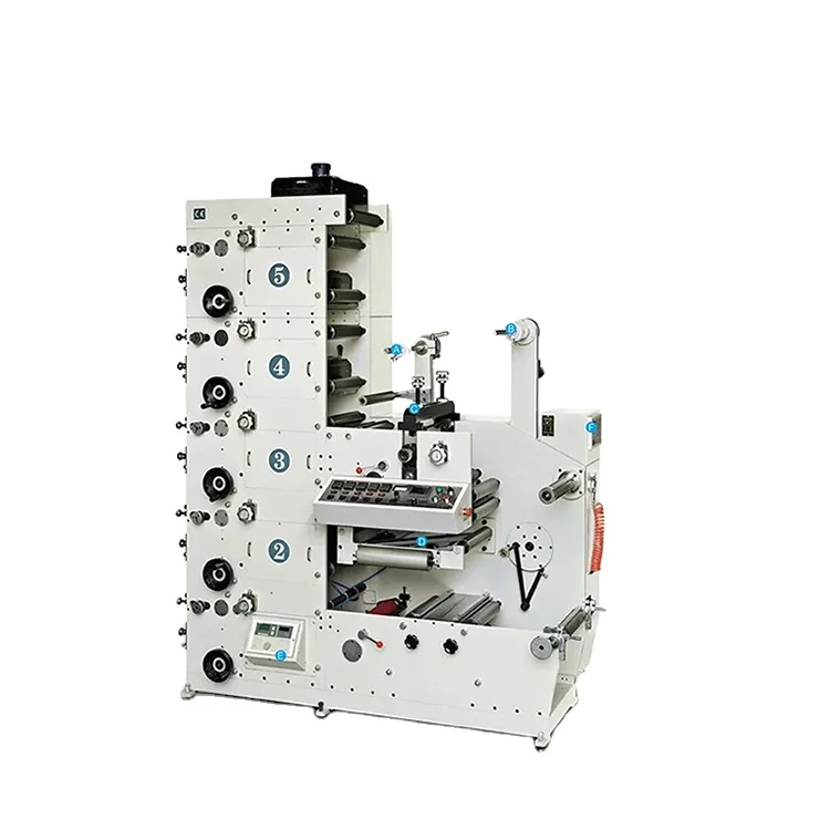 RY-480 Hot Sale Roll To Roll Adhesive Label Printing Machine With Die Cutting Machine