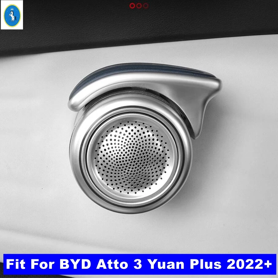 

Car Accessories Inner Door Speaker Audio Sound Frame Loudspeaker Ring Sticker Cover Trim For BYD Atto 3 Yuan Plus 2022 2023 2024