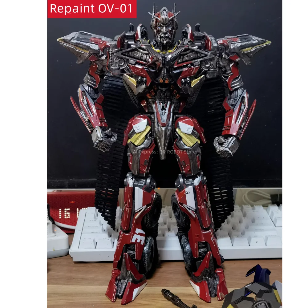 [With Replacement Head] DIY Hand Painted Repaint Recoat BMB OV-01 OV01 Sentinel Prime Alloy Fire Truck Action Figure