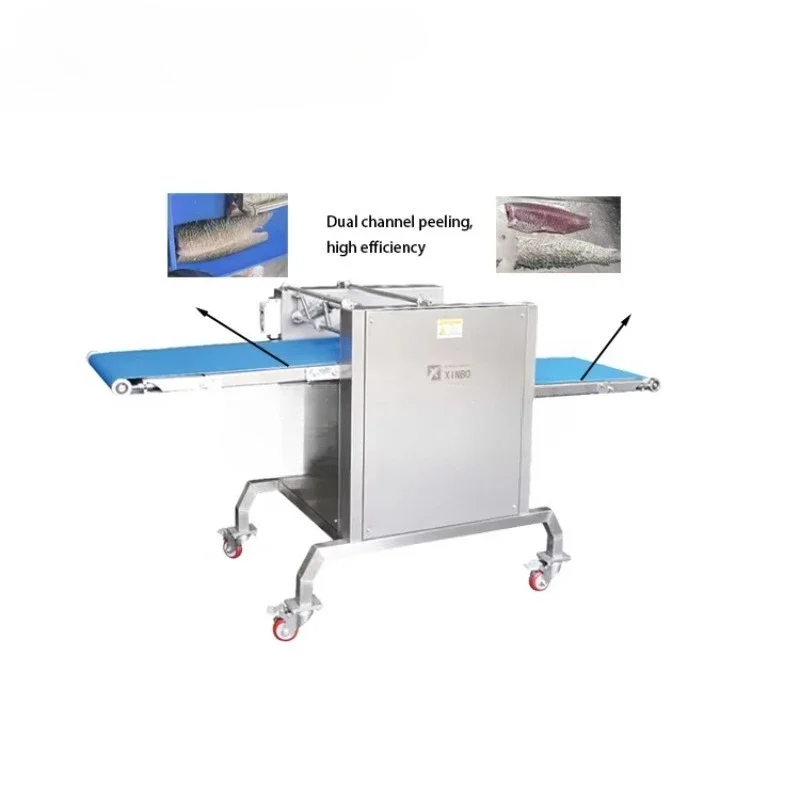 Pelatrice automatica per pesce da tavolo Piccola sbucciatrice automatica per pesce