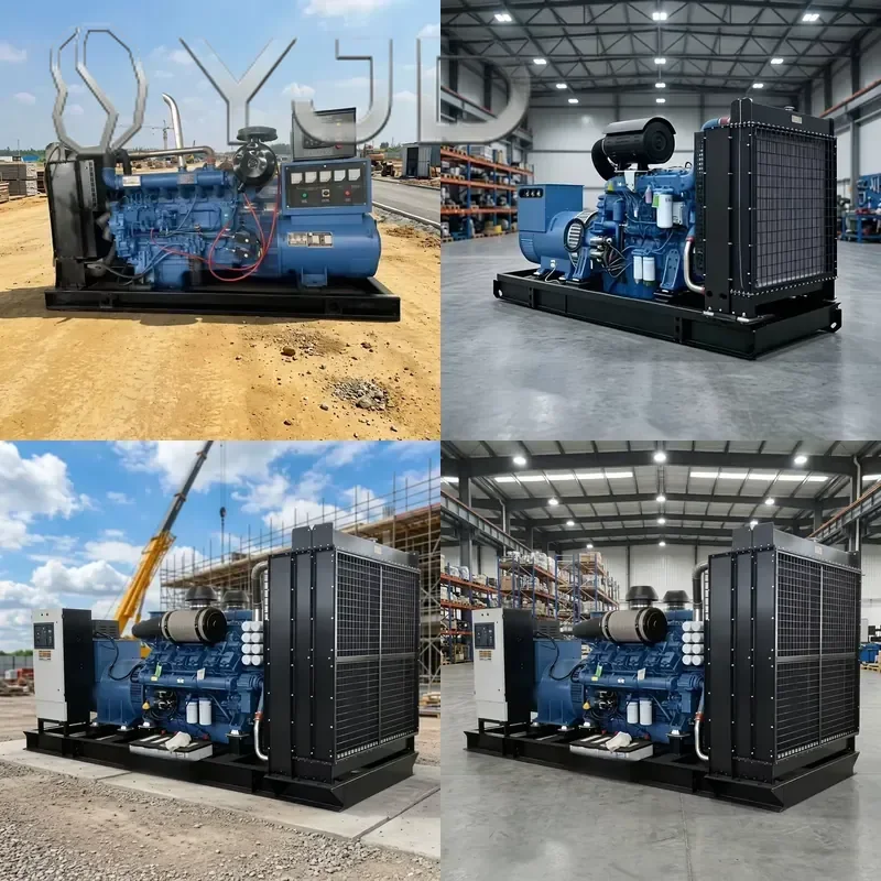 YJD Portable Diesel Generator Open Frame Auto Start ATS Water Cooling System 50Hz 1500RPM Power Genset