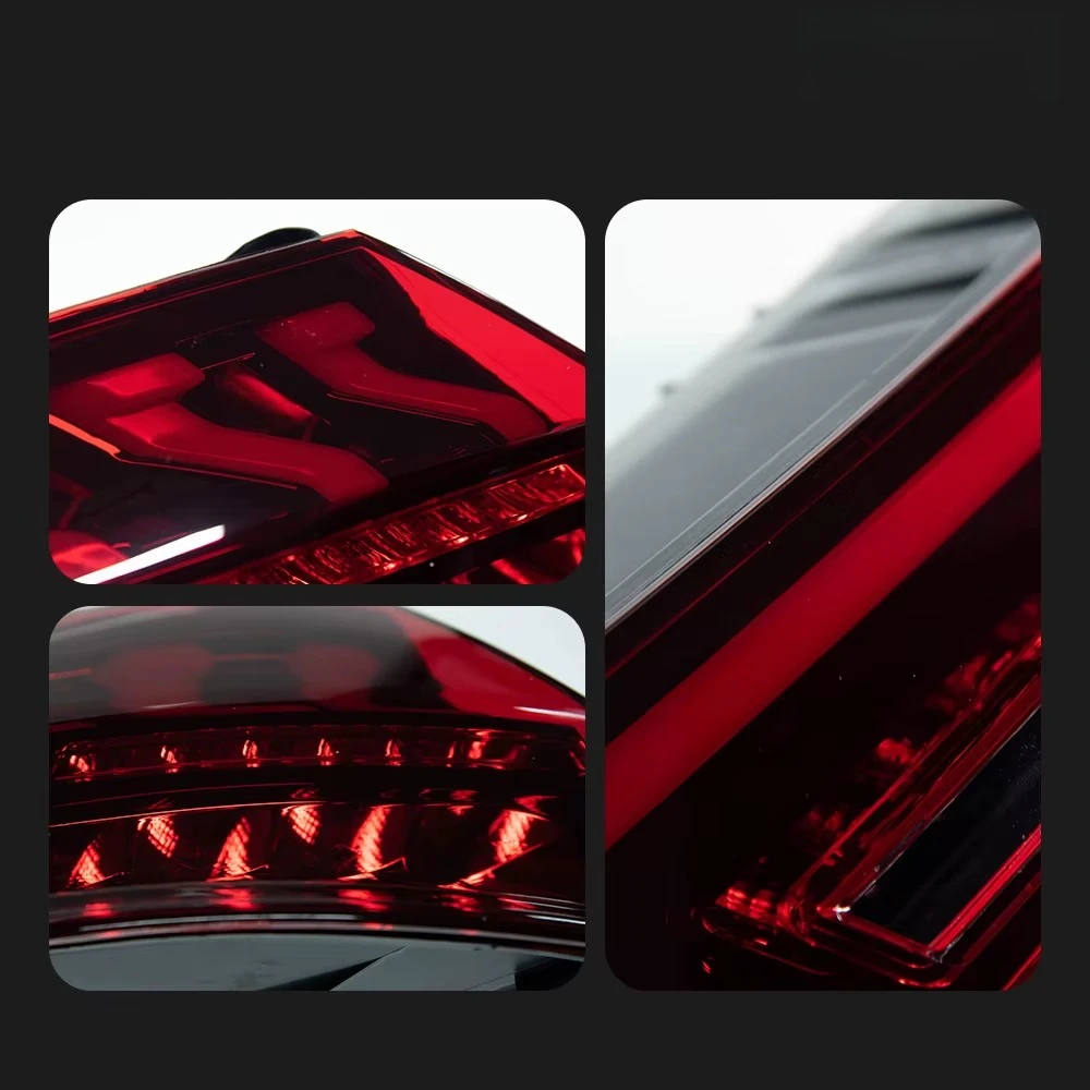 LED-Rücklicht für Audi A3 8V Sportback 2013-2016 S3 DRL Dynamisches Signal Rückfahrlicht Rückleuchten-Set