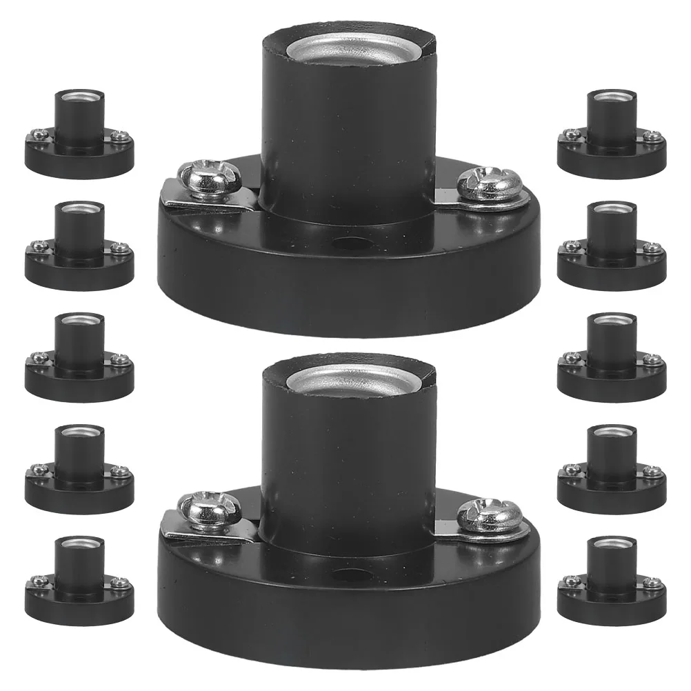 

12pcs Small Lamp Holder Screw Light Bulb Socket Base Converter High Brightness Physics Teaching Tools Experimental