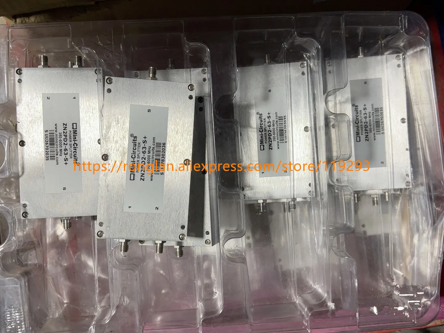 [LAN] Mini-Circuits ZN2PD2-63-S+ 350-6000MHz two SMA power divider