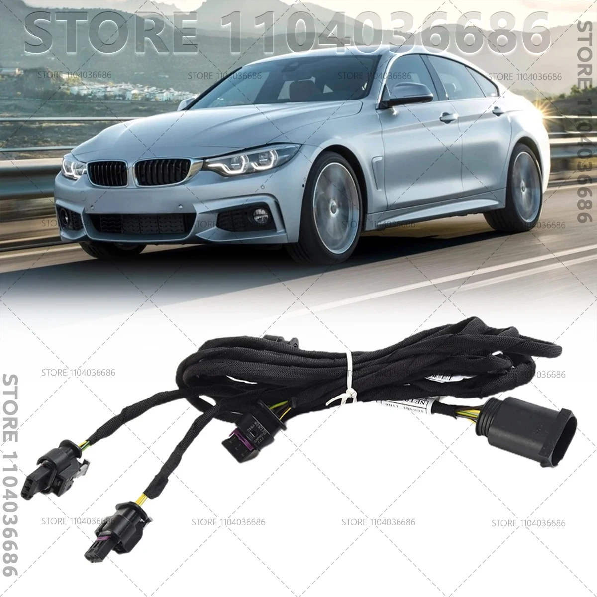 Voor 2013-2018 BMW 3/4 Serie F30 F31 F32 F33 F34 F80 F82 F83 Voorbumper Parkeersensor Kabelboom PDC Kabel Plastic Metaal