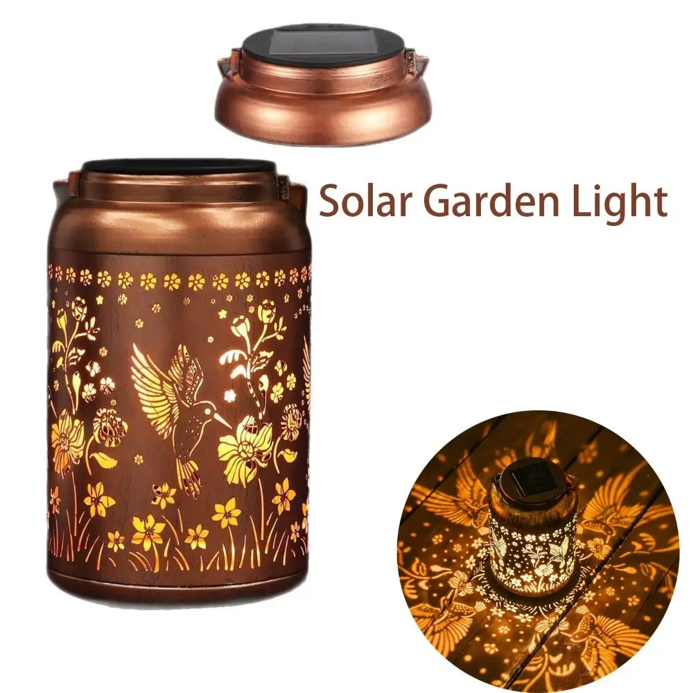 

Waterproof Hummingbird Solar Light Energy Saving Solar Powered Projection Solar Garden Light with Battery Eco-Friendly