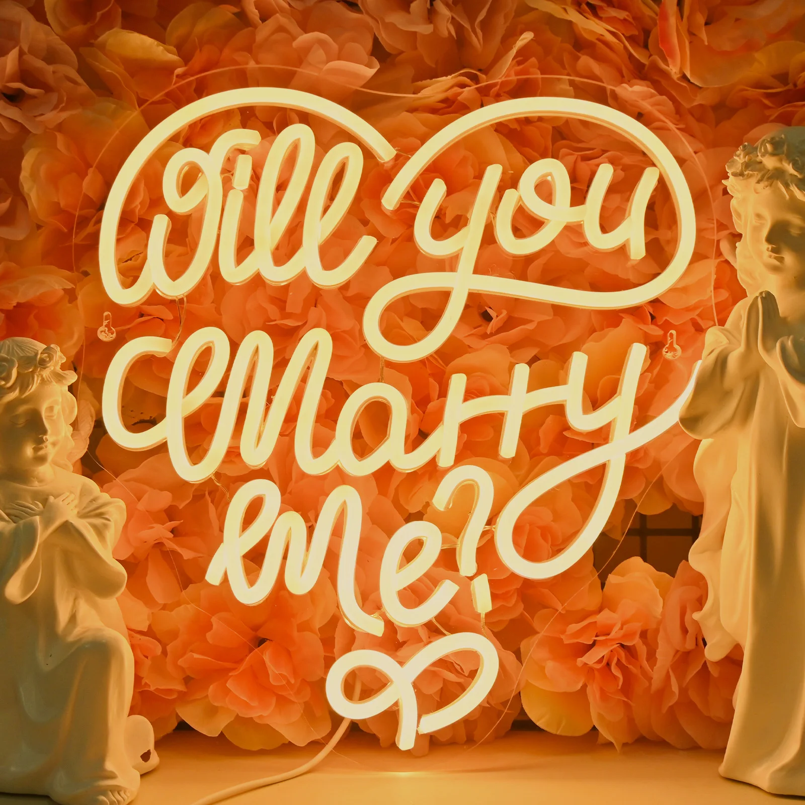 

Will You Marry Me Neon Signs Custom For Wedding Party Wall Art Font Decor 5/12V USB Power For Propose Marriage Neon Light
