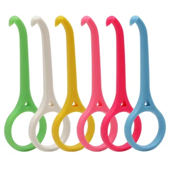 Crochet d'élimination dentaire en plastique, 10/60 pièces, extracteur d'accolades amovibles invisibles, orthodontique, pour enlever l'alignement, aligneur clair pour les soins bucco-dentaires