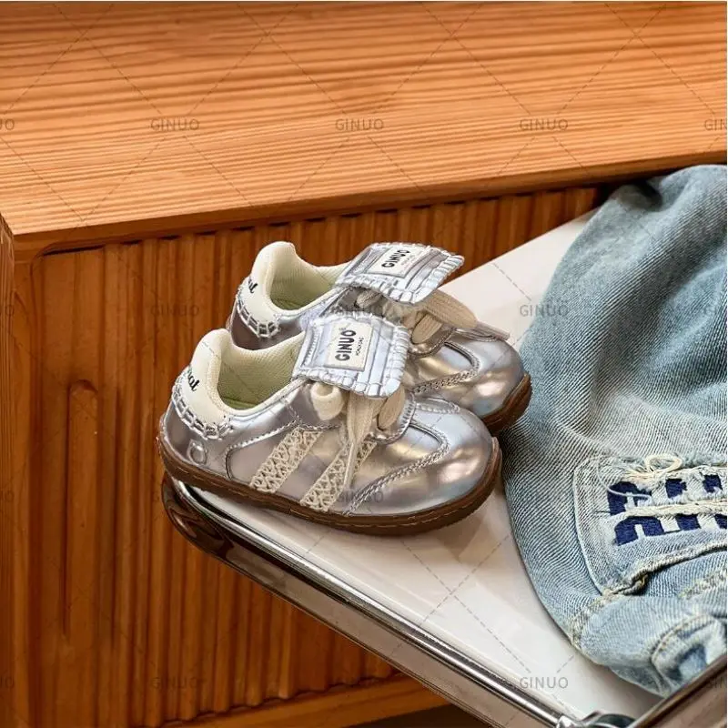 

Baby Board Boys' Little White Shoes Autumn New Women's Children's Moral Training Shoes Baby Walking Casual Sports Shoes