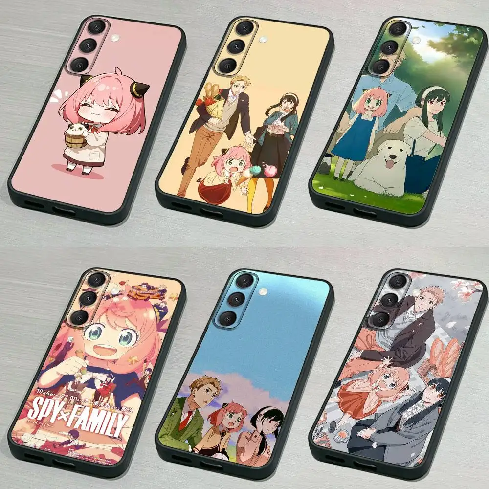 

Spy x F-Family Season 3 Phone Case For Samsung S 25,24,23,22,30,21,10,9,Ultra,Plus,Lite,FE,4,5G Black Soft Case
