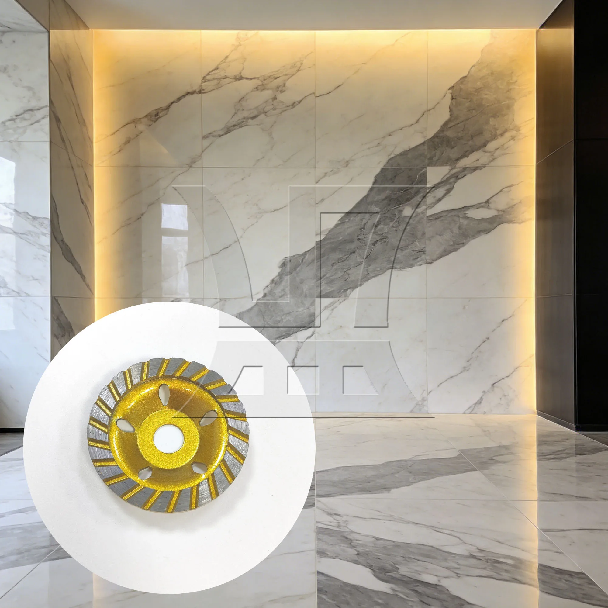 

1pc Grinding Wheel Diamond Cup Manganese Steel 8cm for Grinding of Ceramic Tile Edges and Corners