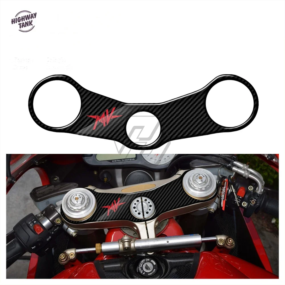 

3D Carbon-look Upper Triple Yoke Defender Case for MV Agusta F4 Models 2000-2006