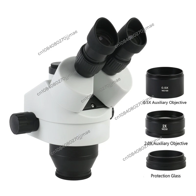 7-45 Times Trinocular Microscope HD 1080P Digital Industrial Camera Universal Large Base Holder 144led