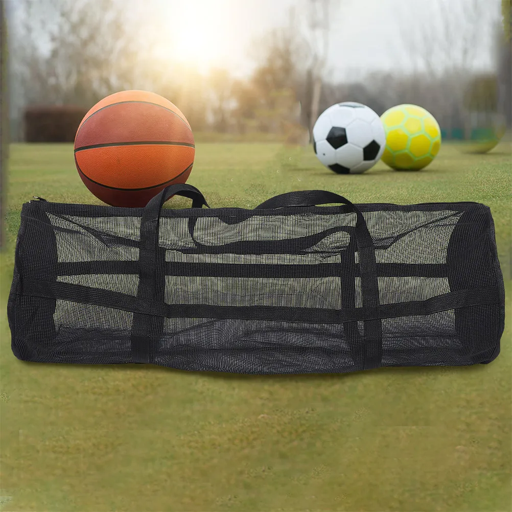 

Large Capacity Mesh Sports Bag Dual Shoulder Straps Breathable Design for Basketball Soccer Gym Yoga Training Water Sports