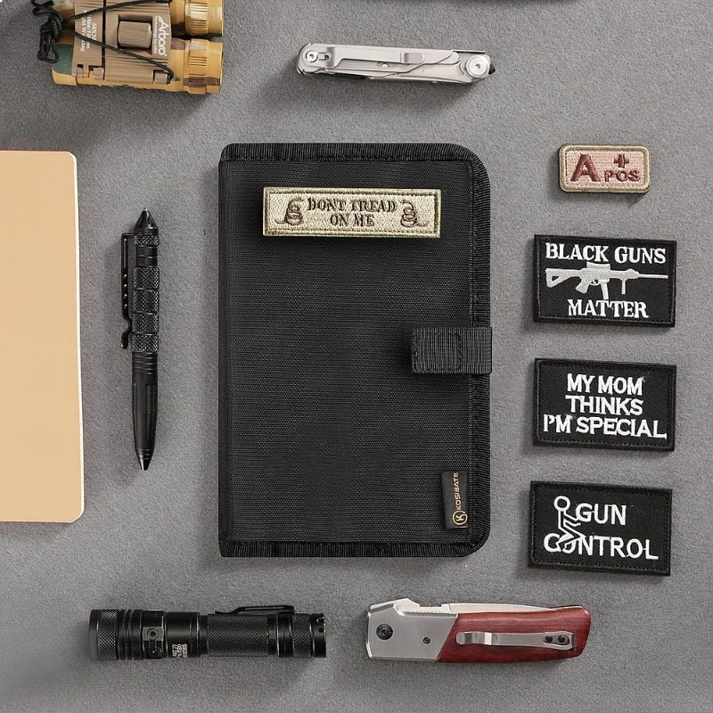 Tactical Stationery Outdoor A5 Loose-leaf Notepad Removable Refillable Notebook Case for Travel Camping Hiking