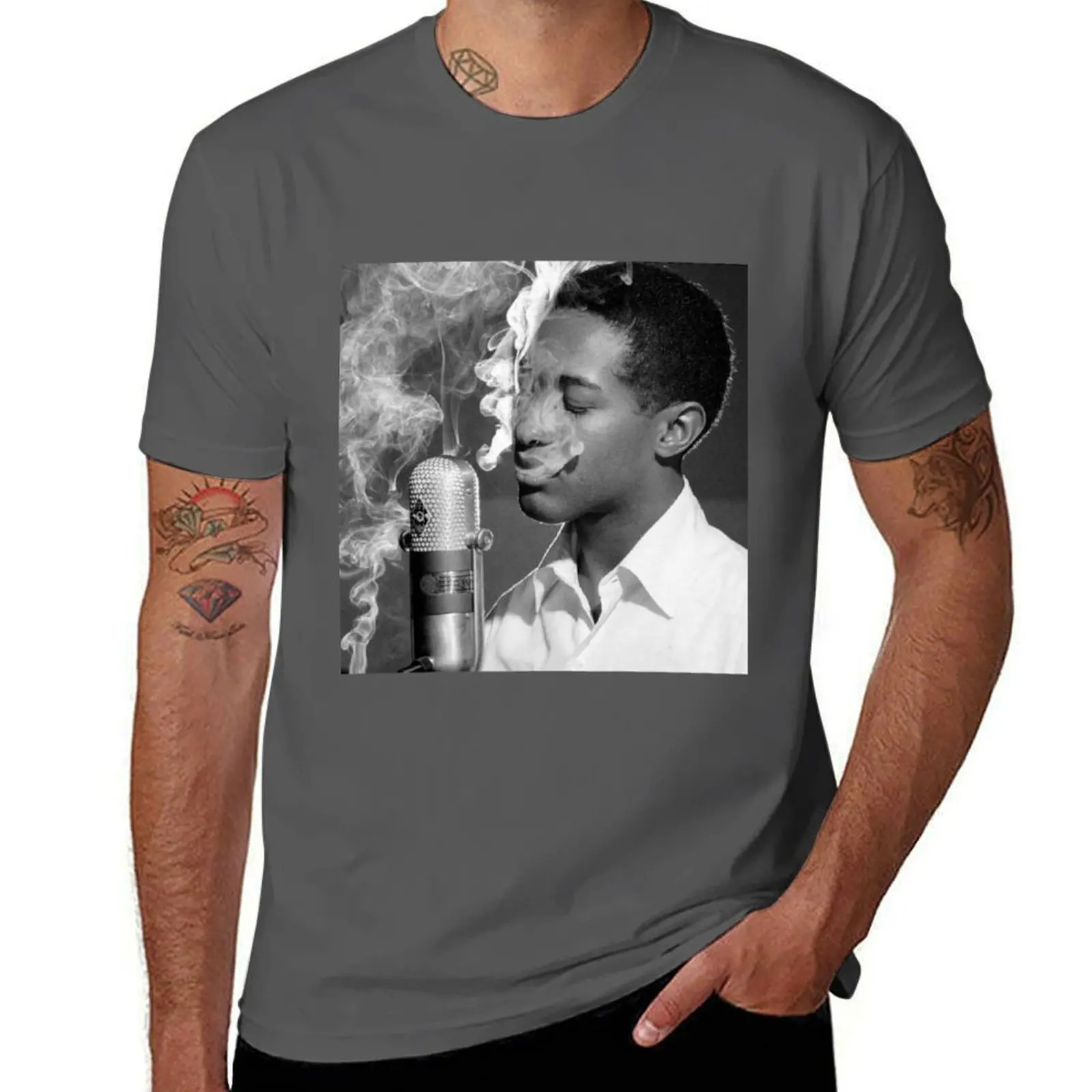 Sam Cooke T-Shirt Casual Streetwear Short Sleeve Tee