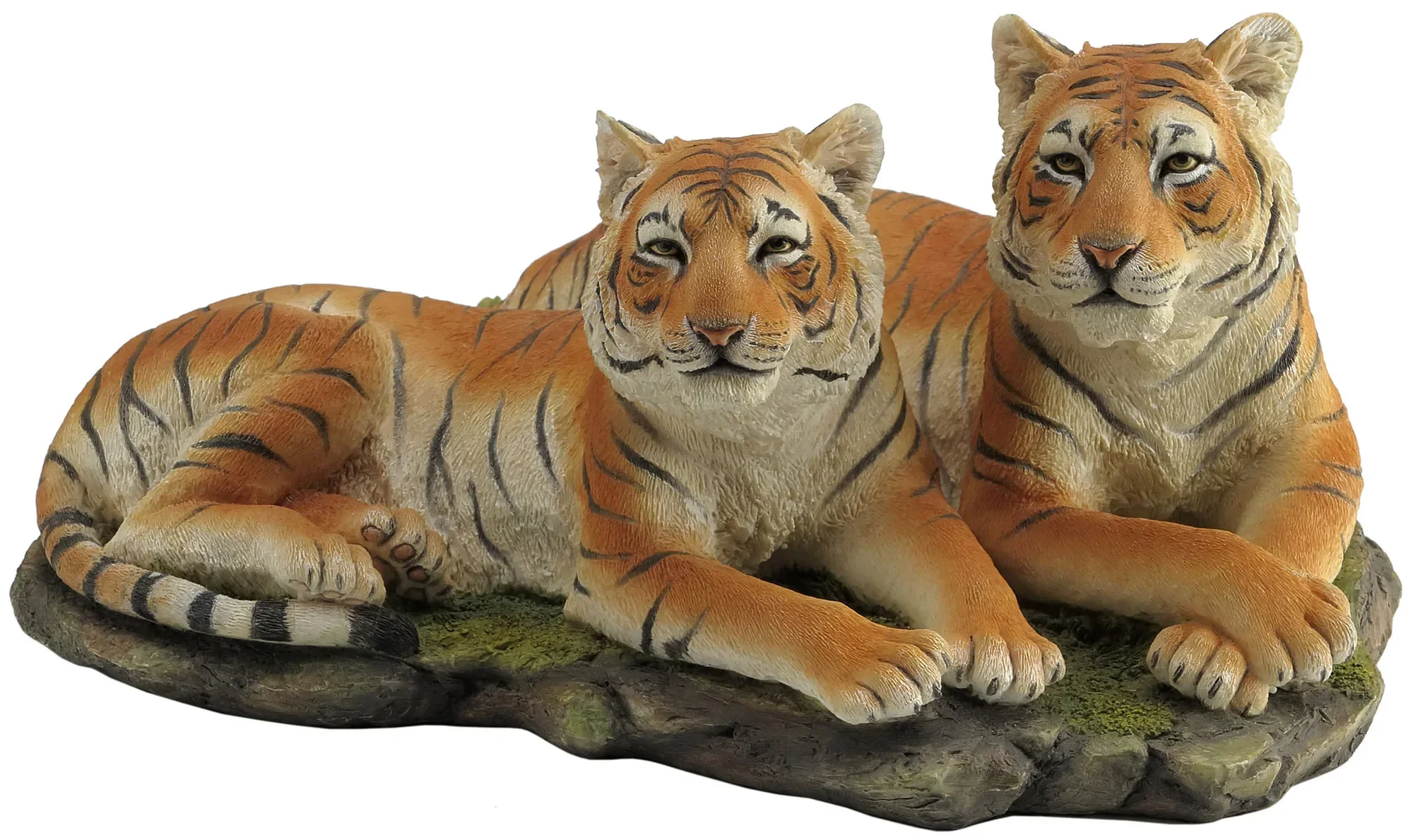 Creative Crafts Wild Animals Figure Couple Tiger Figurine Statue Office Desktop Decoration Accessories Home Ornament Craft Gifts
