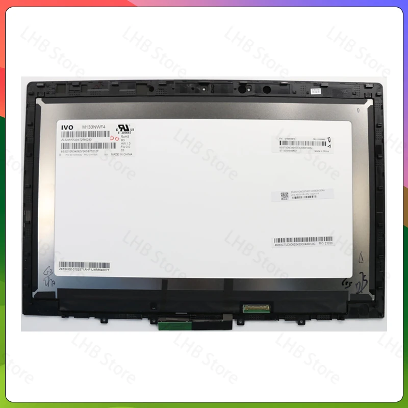 13.3 For Lenovo Thinkpad Yoga L380 YOGA Screen Assembly Touch Display 02HM128 02DA315 02DA313 02DA316 Panel Replacement Matrix
