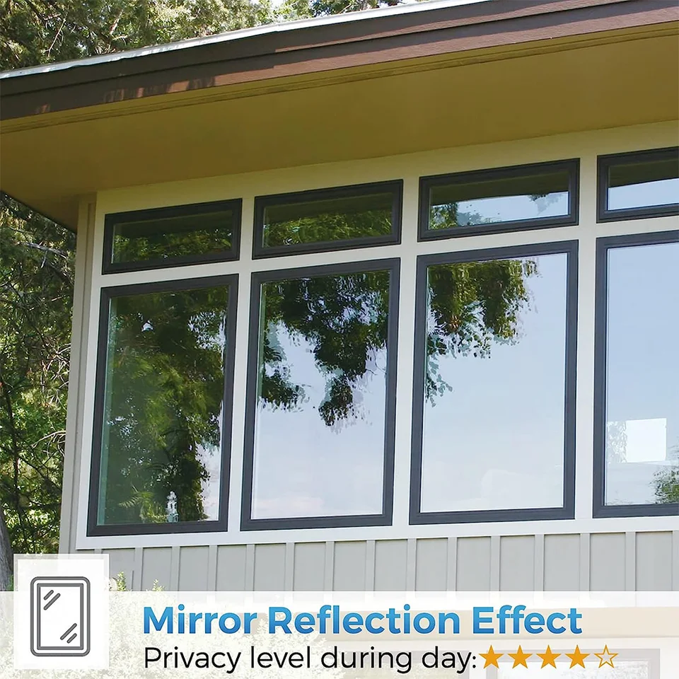 One Way Reflective Silver Window Film 75cm x 5m