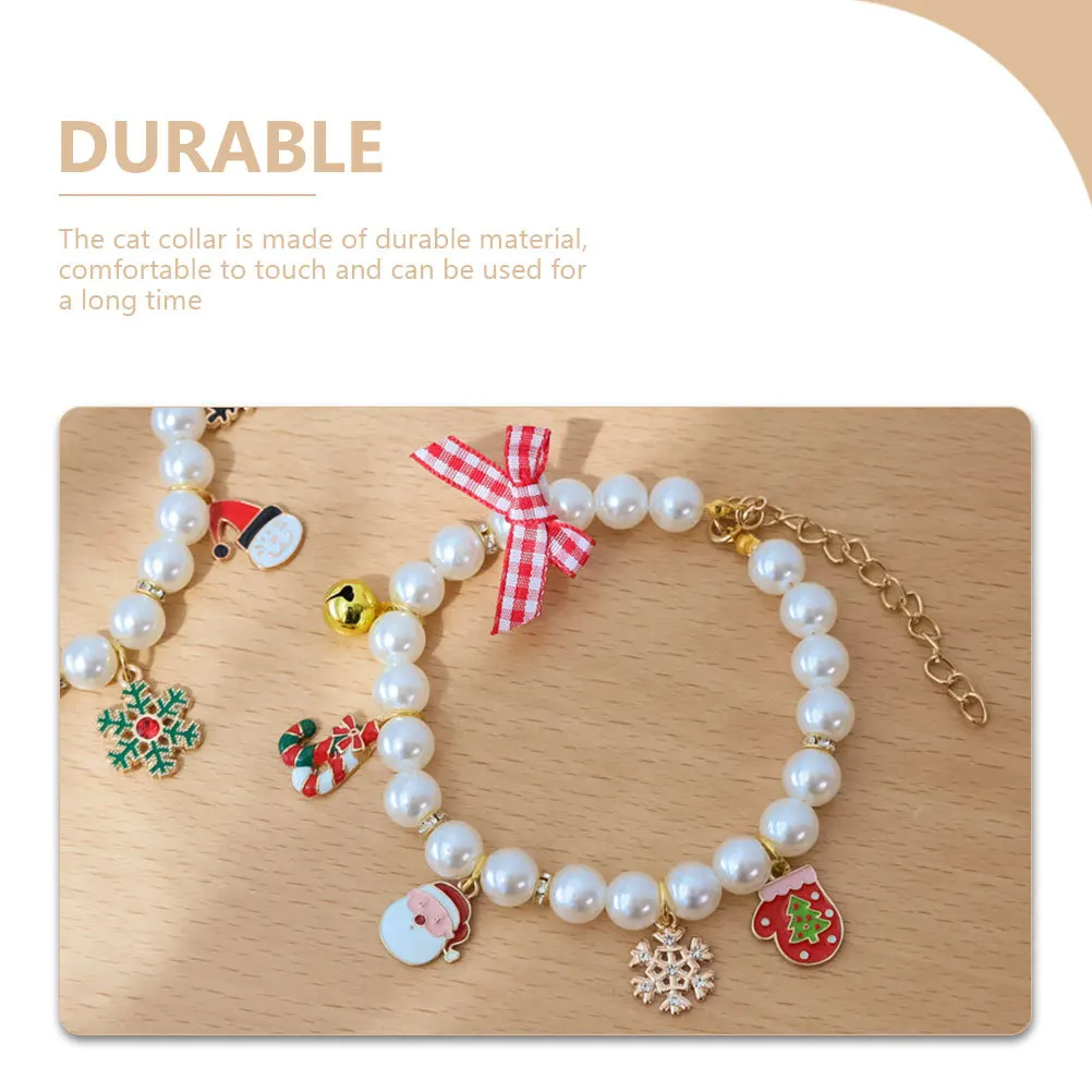 

Pet Collar Cat Collar Adjustable Wear-Resistant Lightweight Bells for Puppy Kitten Cat Accessory Holiday Festival Decoration