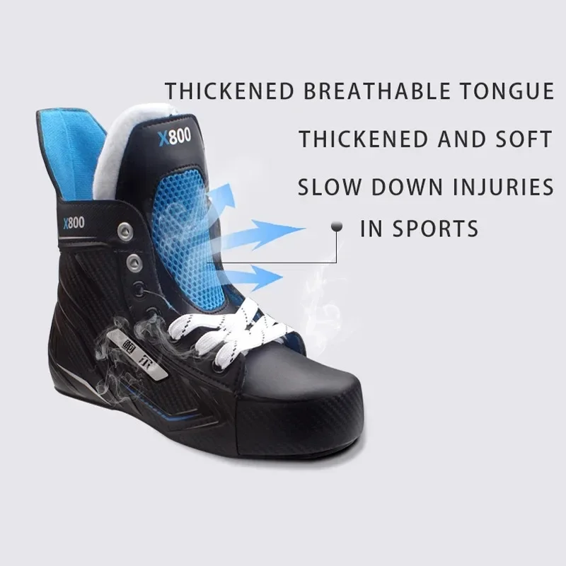 Adjustable Ice Figure Skates Shoes Winter Outdoor Roller Skate Adult Child Thermal Thicken Figure skating Skates Shoes Beginner