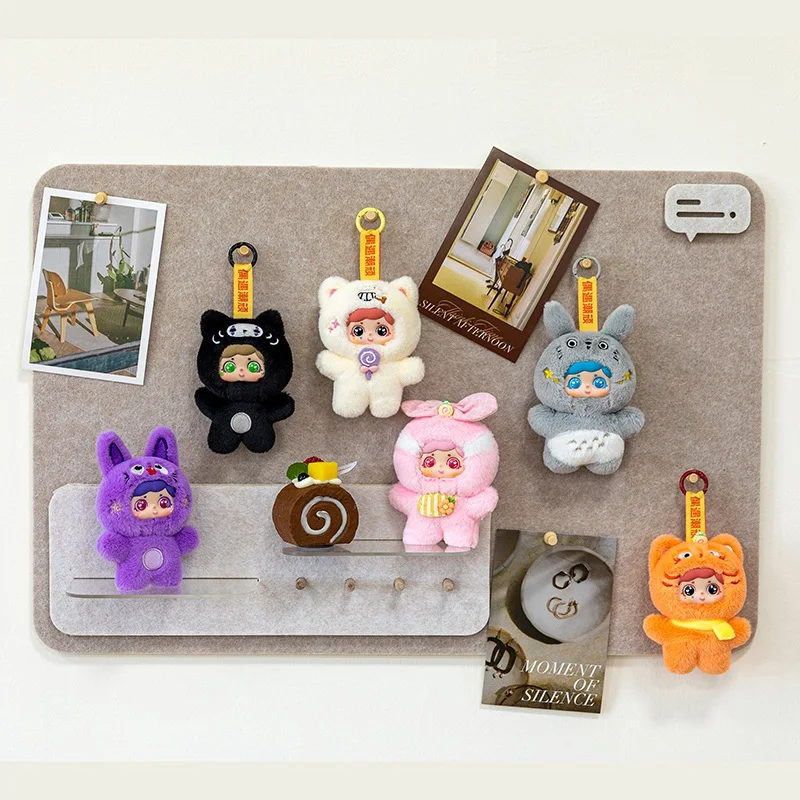 

10cm Kawaii Vinyl Plush Doll Fashion Trends Pvc Face Pendant Bags, Clothing, Decorations Mystery Surprise Toy Kid Birthday Gift