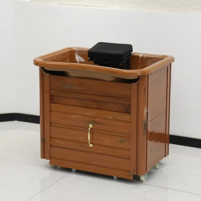 Mobile shampoo with high-quality minimalist design, suitable for hair salons and beauty salons