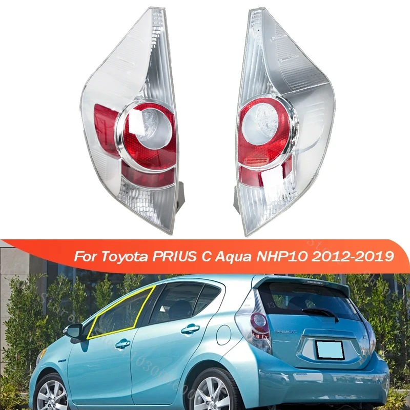 

Tail Light For Toyota Prius C Aqua NHP10 2012 2013 2014-2018 2019 Rear Bumper Brake Parking Stop Reverse Lamp Taillamp Taillight