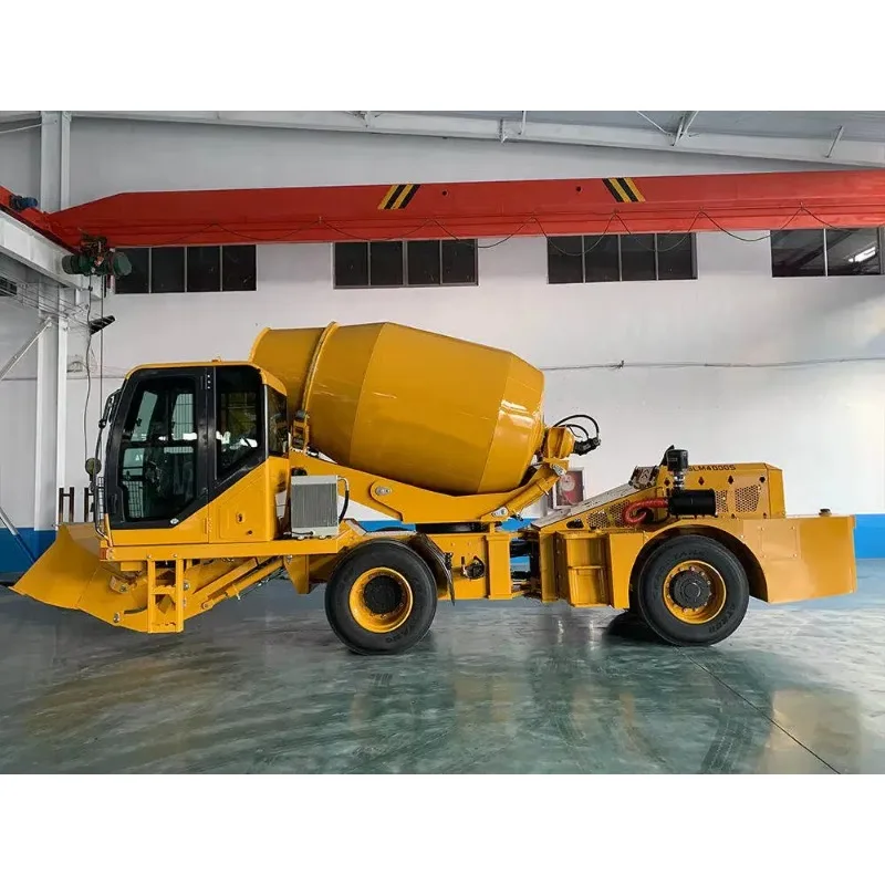 Concrete Machinery 4m3 Concrete Self Load Mixer Truck SLM4000  Concrete Mixer Truck with Factory Price