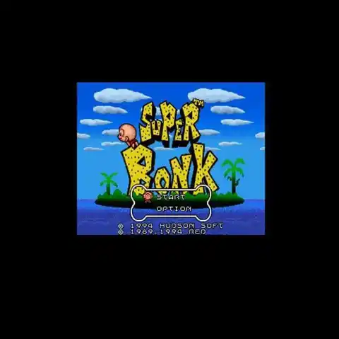 Super Bonk  16 bit Big Gray Game Card For NTSC Game Player Drop Shipping