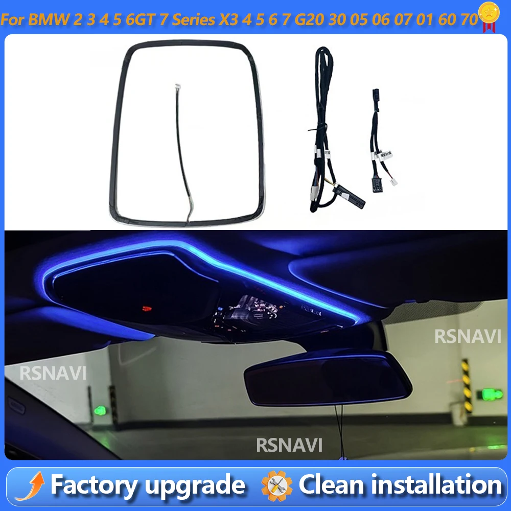 

Светодиодная лампа для чтения и освещения салона (Skylight) для BMW 2, 3, 4, 5, 6GT, 7 серии, X3, X4, X5, X6, X7, G20, G30, G05, G06, G07, G01, G60, G70