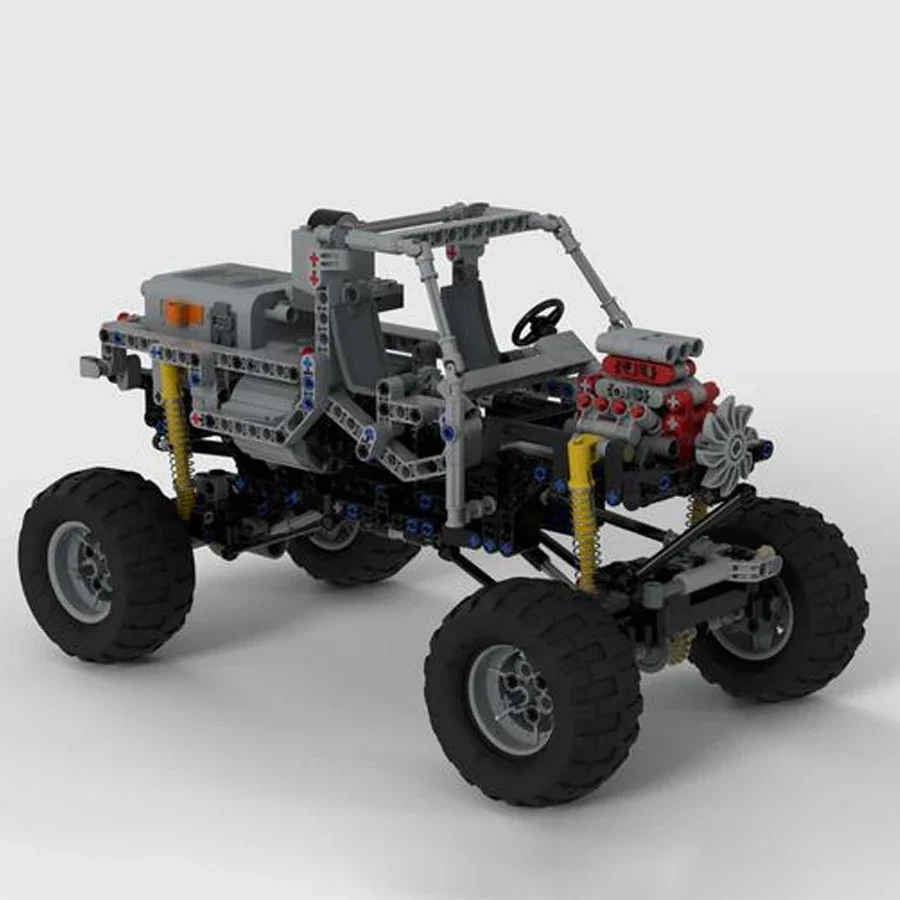 MOC-32170 SUV toys car robot Pickup