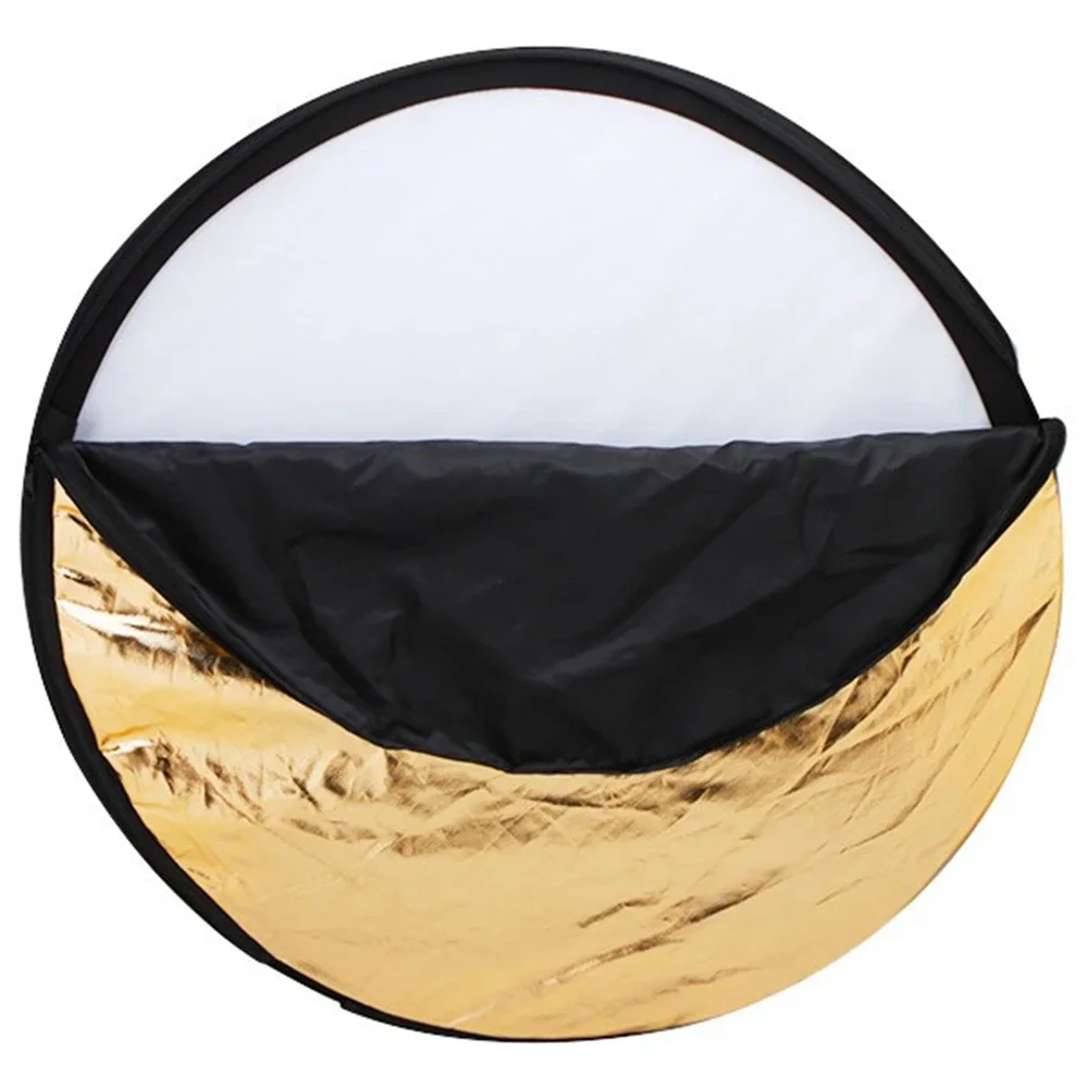 60cm 5 in 1 Portable Collapsible Light Round Photography Reflector for Studio Multi Photo Disc Photographic Accessories