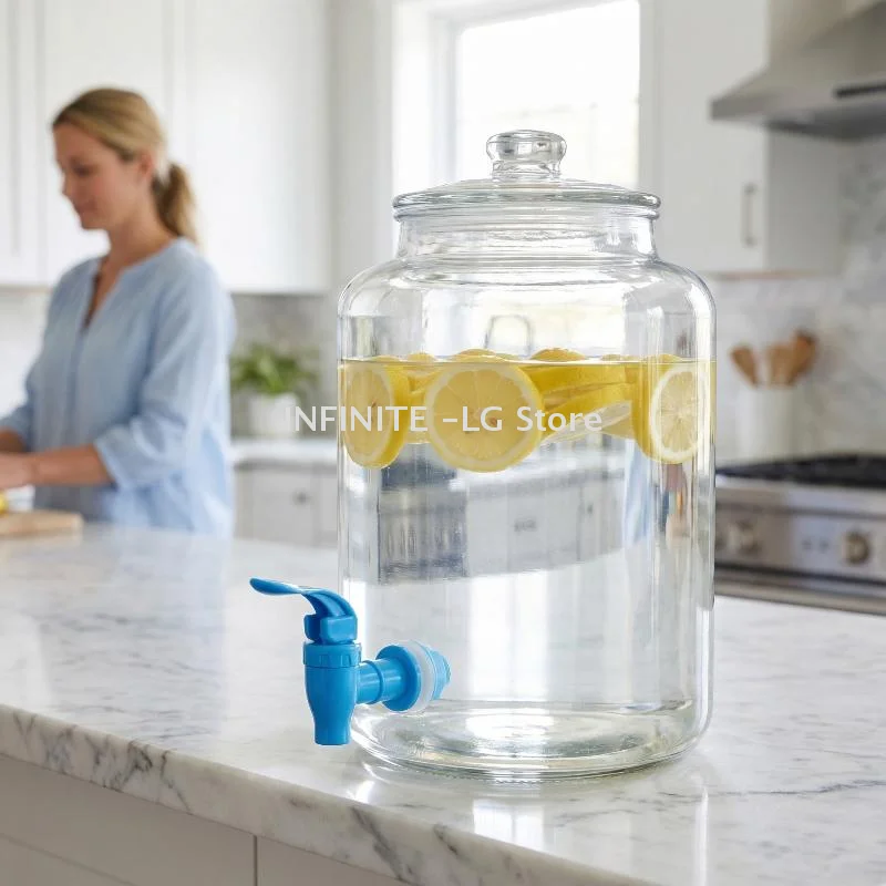 1/5Pcs Glass Bottle Jar Barrel Water Tank Faucet 17mm PP Grain Leak Proof Faucet Water Tap With Filter Valve Water Dispenser