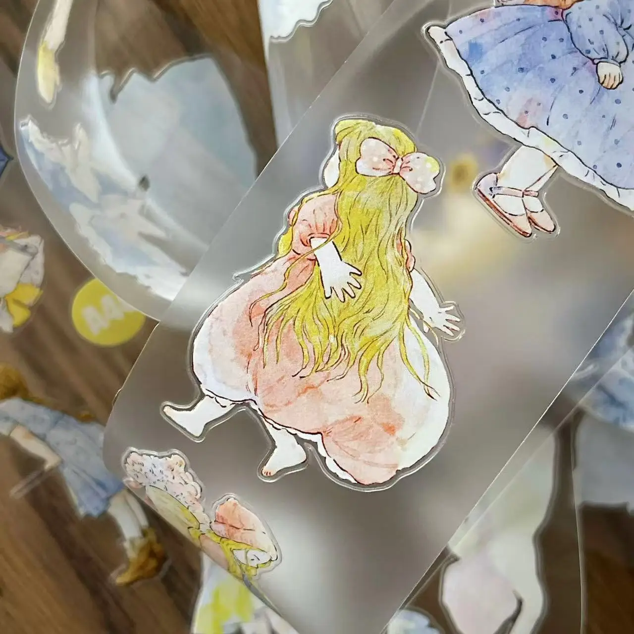 غابة فرس البحر المجلد.7 فتاة البراءة الطفولية A40 اشي شريط PET لصنع البطاقات لتقوم بها بنفسك سكرابوكينغ ملصق مزخرفة #4