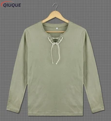 Eren Jaeger Cosplay Costume Green Long / Short Sleeve T-shirt Daily Casual Shirt Anime Clothing