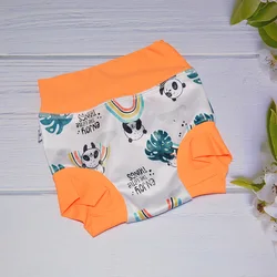 Eezkoala neonati bambini pannolini da nuoto a tenuta stagna neonato a vita alta costume da bagno bambino cartone animato stampato pantaloni da allenamento