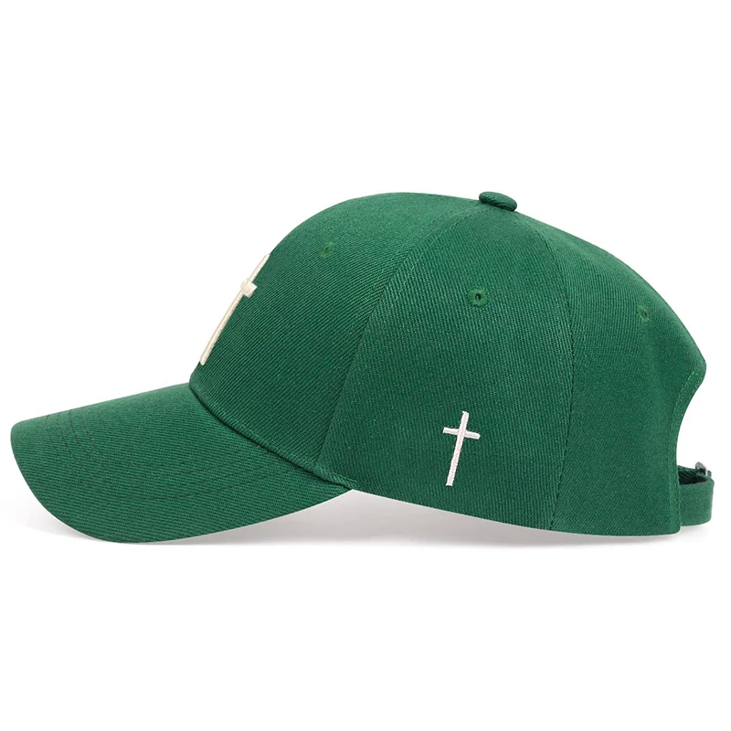 Unisex-Baseballkappen mit Kreuzstickerei, verstellbar, für den Außenbereich, für Frühling und Herbst, lässiger Sonnenschutzhut – Detail 7
