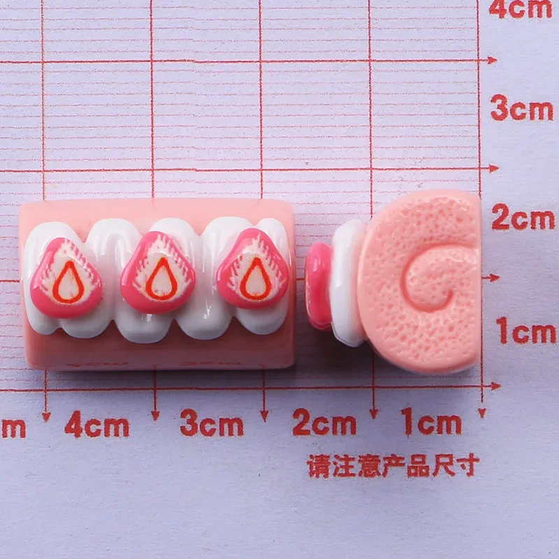10/100pcs 3D Miniatures Dollhouse Resin decor Roll Food DIY Handmade Materials Keychain Headgear Refrigerator decor Accessories