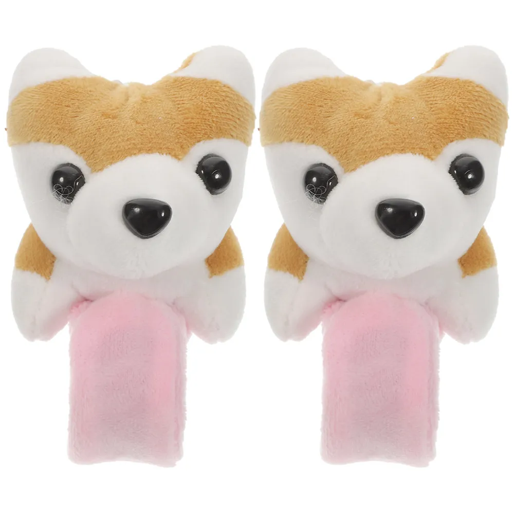 

2Pcs Cartoon Animal Slap Bracelet Soft Flexible Snap Wristband for Party Favors Halloween Gifts Birthday Prizes Classroom