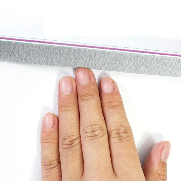 เล็บไฟล์100/180กระดาษทรายเล็บไฟล์ Sanding แฟ้มขัดไฟล์เล็บอุปกรณ์บดเล็บแฟ้มเล็บเครื่องมือ